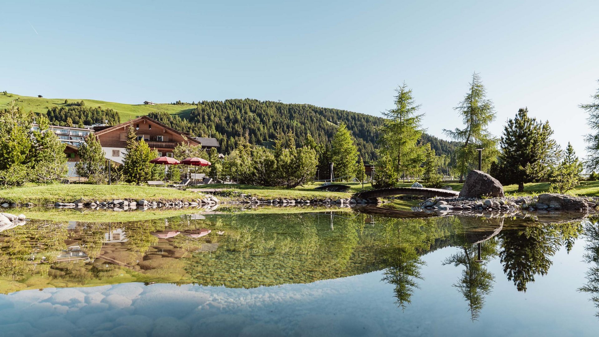 Holiday in the Dolomites at our hotel with pool