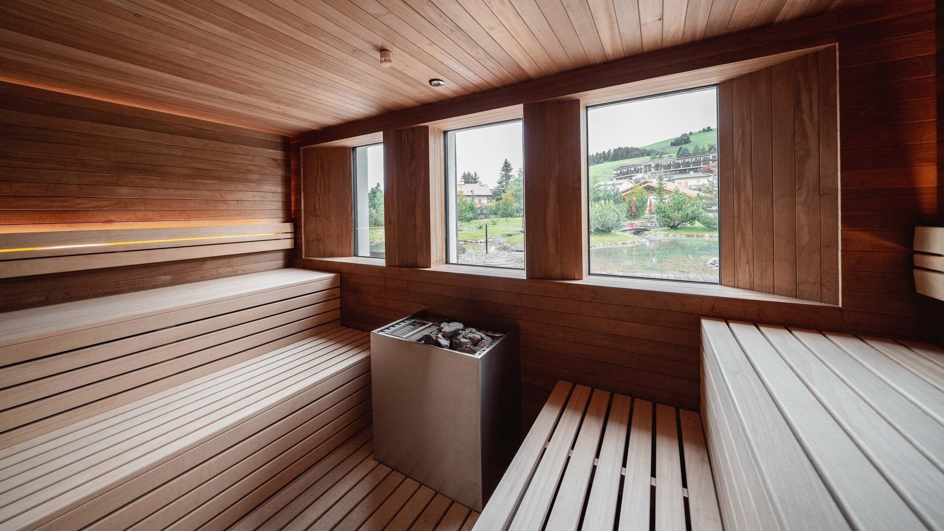 Alpe di Siusi/Seiser Alm: wellness hotel with sauna world