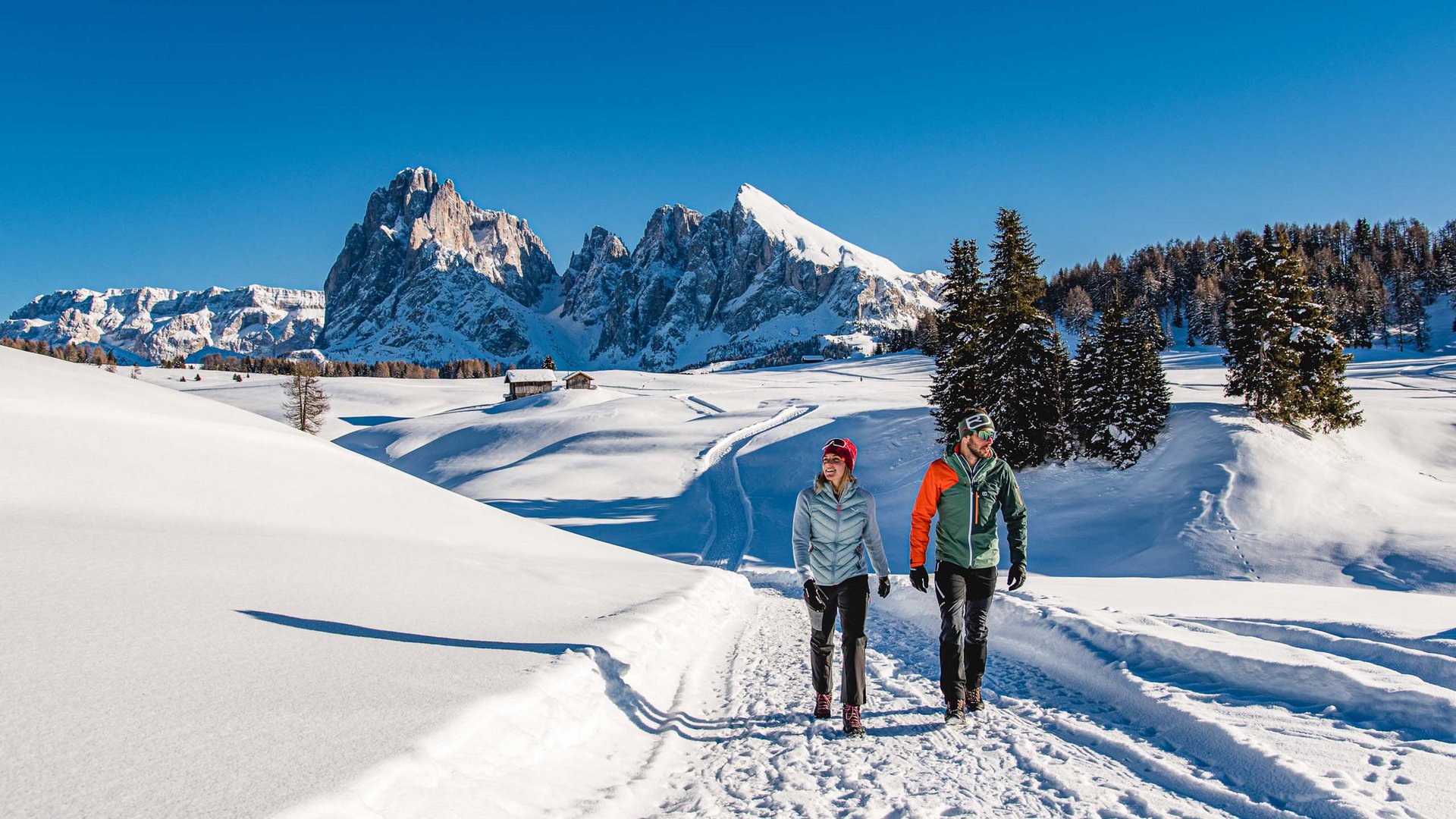 Winterwandern auf der Seiser Alm